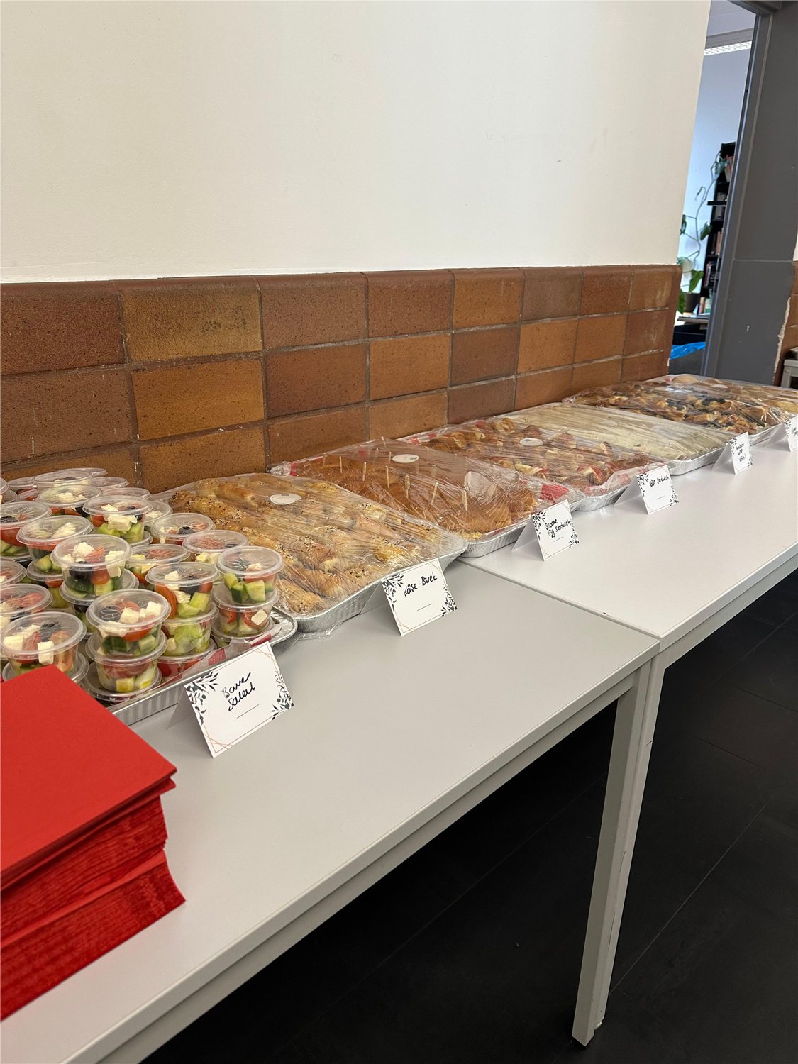 Cateringbuffet für die Sigmund Freud PrivatUniversität